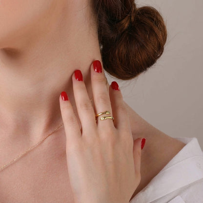 Collar & Anillo Abrazo Eterno - Black Friday Special